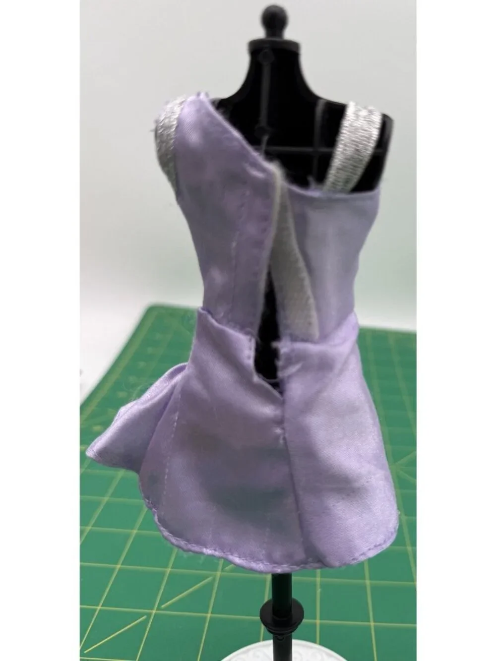 Barbie Or Other Fashion Doll Purple Glitter Cheer Dress Clothes Outfit